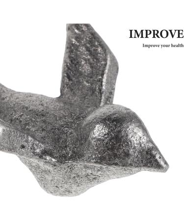  SOLUSTRE SOLUSTRE 6 Pieces Cast Iron Cooking Birds Safe Food Grade Supplement for Vegans Athletes Pregnant Women Boy Girl Compact for Daily Iron Intake - Buy Online on GoSupps.com