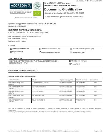 Organic extra virgin olive oil 100% Italian cold extracted 1 can of 5 liters - Buy Online on GoSupps.com