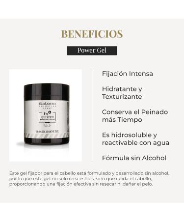 Salerm Cosmetics Homme Power Gel 17.6 oz - Strong Hold Hair Gel for Men | International Shipping Available - Buy Online on GoSupps.com