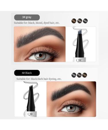 Magic Eyebrow Pencil - 2024 Waterproof 3D Microblading Fine Stroke Makeup for Women (Light Coffee) | International Shipping - Buy Online on GoSupps.com