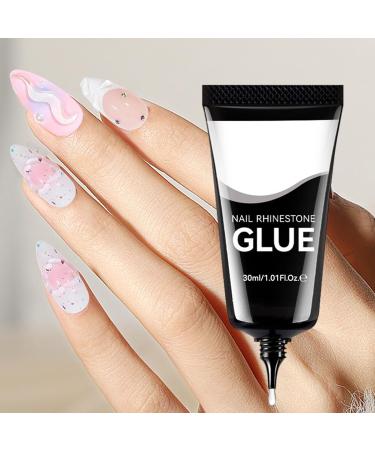 G n rique Nail Gel | 30ml Decorative and Modeling Glue for Rhinestones - DIY Modeling Gel for Nail Engraving | For Women Girls Beauty Salon Wedding Home Long-Lasting Strengthening - Buy Online on GoSupps.com