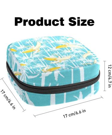 Flamenco Summer Pattern Menstrual Cup Bag | Large Multi-Color Storage for Period Inserts Tampons & Panty Liners - Shop Now! - Buy Online on GoSupps.com