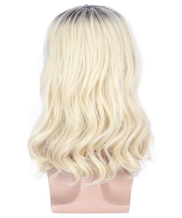 Karlery 70s 80s Rocker Mullet Wig with Accessories - Beige Dark Root Costume Wig for Halloween Cosplay - Buy Online on GoSupps.com