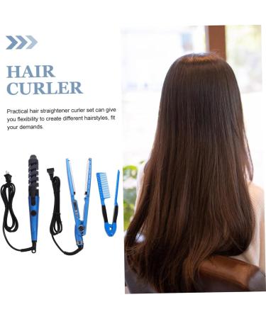 FOMIYES 1 Set Curling Iron Set Hair Curlers Hair Rollers Comb Curling Wand Women Hair Straightener Abs - Buy Online on GoSupps.com
