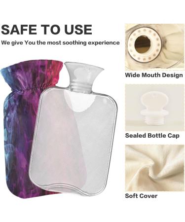 Colorful 2L Hot Water Bottle with Plush Cover - Winter Heat for Kids Men & Women - Buy Online on GoSupps.com