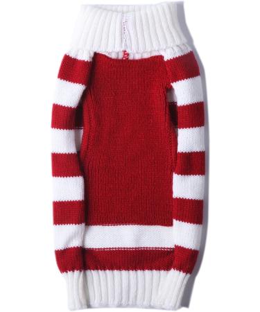 Buy Hrttsy Christmas Dog Sweater | Warm Winter Pet Costume for Small to Large Dogs - Cozy Red Pullover - Buy Online on GoSupps.com