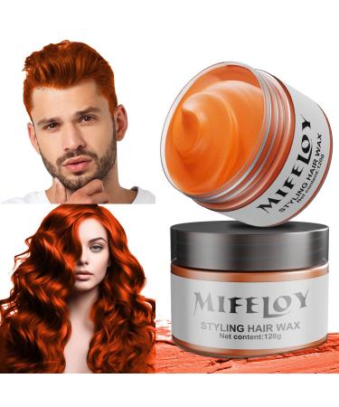 4.23 Unzange Temporary Hair tint Instant Hair Cream Mud natural hair color hairstyle pomade unisex styling Haartone wax 120g hair wax for party cosplay halloween Christmas