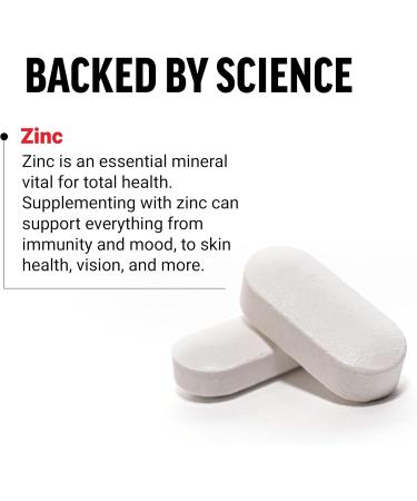Force Factor Zinc 50mg Zinc Supplements with Zinc Oxide Powder Zinc Gluconate and Zinc Citrate for Immune Support and Immune Health High-Potency Vegan Gelatin Free Non-GMO 240 Tablets Unflavored 240 Count (Pack of 1) - Buy Online on GoSupps.com