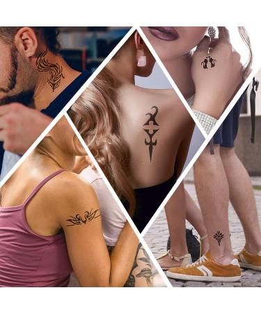 Sainyarh Henna Tattoo Stencils - 12 Sheets for Kids, Teens, and Adults | Airbrush Tattoo Stencils - Reusable and Easy to Use | Henna Tattoo Kit with 120 Unique Designs - Buy Online on GoSupps.com