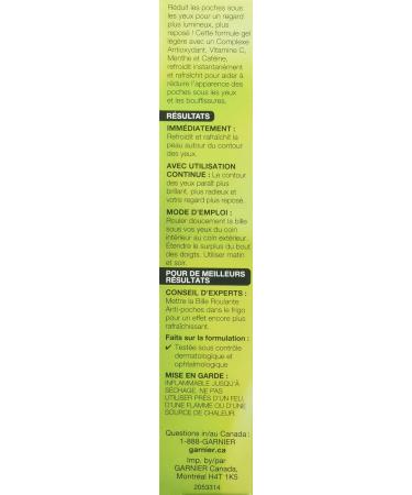 Garnier Nutritioniste Skin Renew Anti-Puff Eye Roller 15ml - Buy Online on GoSupps.com