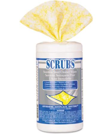 Essendant Inc Scrubs Stainless Steel Cleaner Towels Wipes Cleaner Ss Yl - Buy Online on GoSupps.com