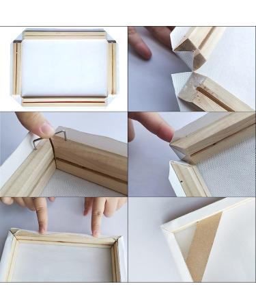Texas Art DIY Wood Stretcher Bars - 12x16 White Solid Frame Kit for Canvas Gallery Wrap Oil Painting - FBAGM.Ta.MT01-1216 - Buy Online on GoSupps.com