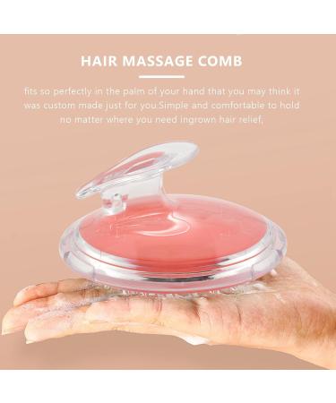 NTCPEFY Peeling Brush | Eliminate Shaving Irritation & Bumps for Face Neck Armpit Bikini Line & Legs - Hair Massage Comb in Orange - Buy Online on GoSupps.com