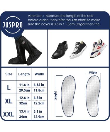 Waterproof Reflective Non-Slip Rain Boot Covers for Outdoor Activities - XL (1 Pair) - Buy Online on GoSupps.com