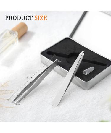 Buy Bezox Round Mouth Tweezers | 403 Stainless Steel Precision Eyebrow & Face Hair Removal | High-Quality Ingrown Hair Tweezers - Buy Online on GoSupps.com