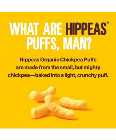 HIPPEAS Organic Chickpea Puffs - Bohemian Barbeque, 4oz (6-Pack) | Vegan, Gluten-Free Crunchy Snacks - Buy Online on GoSupps.com