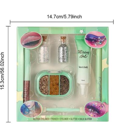 G n rique Fard Paupi res Paillet | Cosm tiques Imperm ables Et Kit De Maquillage Fard Paupi res Anti-taches Pour Filles D butantes F te Voyage Vacances Anniversaire Rendez-vous  - Buy Online on GoSupps.com