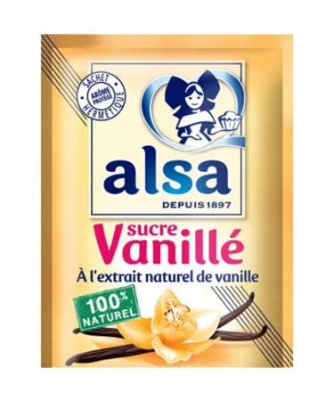 Alsa - Sucre Vanill l'extrait Naturel de Vanille - Vanilla Sugar - 6 sachets