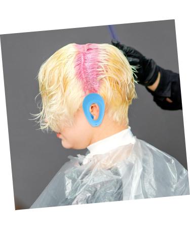 COOLHIYA 2 Pairs Hair dye Ear caps Heat Protection Hair Dyeing Supplies Ear caps for Hair dye Hair dye Ear Cover Hair Coloring Ear Cover Ear Muffs Silica Gel tab Accessories Men and Women Blue 7.5x5cm - Buy Online on GoSupps.com