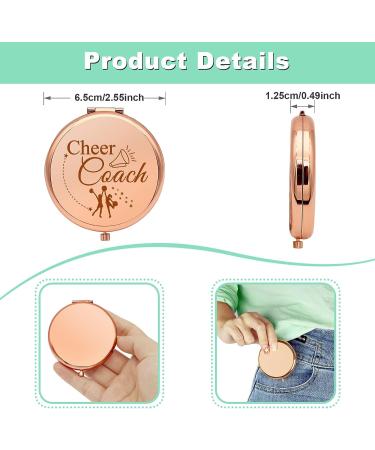 Cheer Coach & Mom Appreciation Compact Makeup Mirror - Perfect Thank You Gifts for Cheerleading Team - Buy Online on GoSupps.com