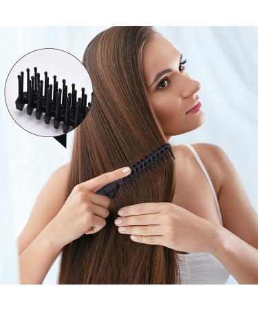 10-Piece Portable Travel Folding Comb and Brush Combo in Black - Compact and Foldable Double-Headed Hair Brush and Comb Set for Men and Women on the Go - Buy Online on GoSupps.com