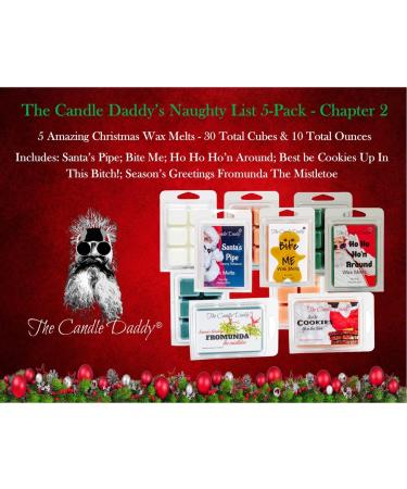 The Candle Daddy Christmas Naughty List - 5 Pack of 30 Wax Melts | Holiday Scents & Aromas - Buy Online on GoSupps.com