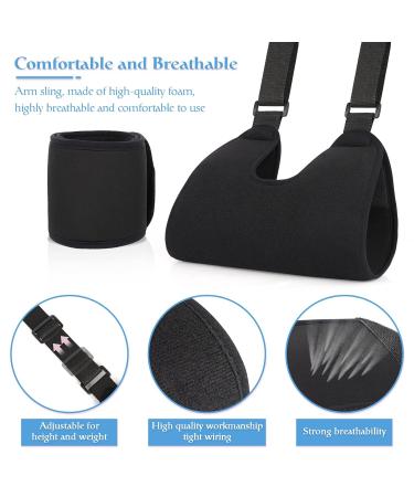 Liitrton Arm Sling - Breathable Shoulder Immobilizer & Adjustable Split Strap - Relieve Shoulder Pain - Supports & Braces for Adults - Buy Online on GoSupps.com