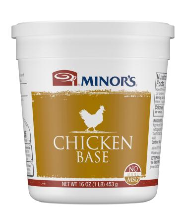 Minor's Chicken Base and Stock, Great for Soups and Sauces, 0 Grams Trans Fat, Poultry Flavor, 16 oz