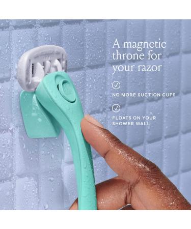 Billie Women's Shave Kit: Razor + 4 Refills + Magnetic Holder in Minty | Buy Now - Buy Online on GoSupps.com