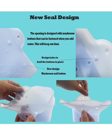 Silicone Enema Bag 2L - Complete Colon Cleanse Kit with Tubing Tips & Flow Control for Effective Home Colonic Irrigation - Buy Online on GoSupps.com