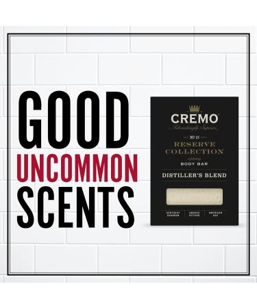 Cremo Exfoliating Body Bars Distiller's Blend - Lava Rock & Oat Kernel Polish, Shea Butter Smooth Skin (Pack of 3) - Buy Online on GoSupps.com
