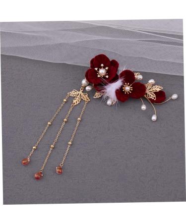 FRCOLOR the antique ball hair clip flower hair headpiece for women hair barrettes for women hair clip for women hair ornaments for women side clip girl the flowers zinc Flowers - Buy Online on GoSupps.com