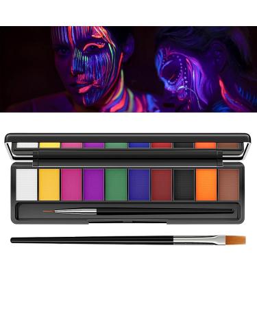 VigCebit Face & Body Painting Palette - 10 Water Activated Colors for Kids & Adults - Perfect for Parties & Events - Buy Online on GoSupps.com