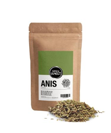 Spicy Welt Anis Vert Entier (100g) Graines d'Anis (Pimpinella Anisum) | Pour Infusion P tisserie Pain & Biscuit | Saveur Douce & Fra che | 100% Naturel Sans Additifs