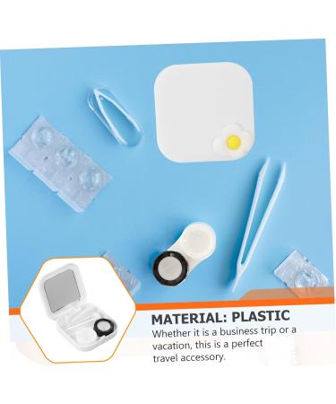 Partykindom 12 STK Pink Contact Lens Container Set | Travel Lens Storage Box | Suction Lens Cases for Easy Storage - Buy Online on GoSupps.com