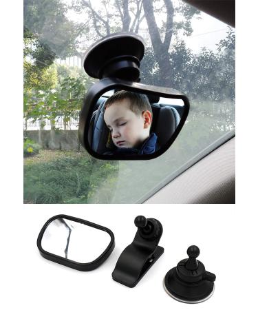 Vawcornic rear seat mirror Spiegel-Auto-Baby rearview mirror Baby Shatterproof Car rear views Compatible with most car 360 swiveling for baby children's observation