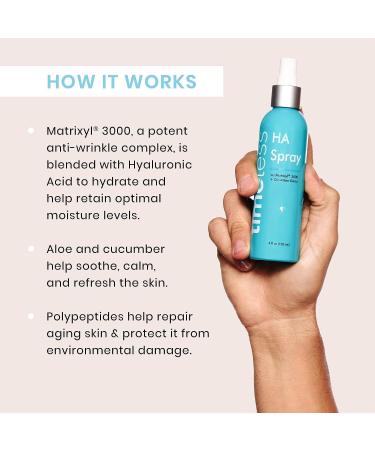 Timeless Skin Care HA Matrixyl 3000 with Cucumber Spray - Skin Mist with Hyaluronic Acid - Fragrance-Free Hydrating Face Spray - Soothing Matrixyl Skin Care Mist - 4 Fl Oz Cucumber 120 ml (Pack of 1) - Buy Online on GoSupps.com