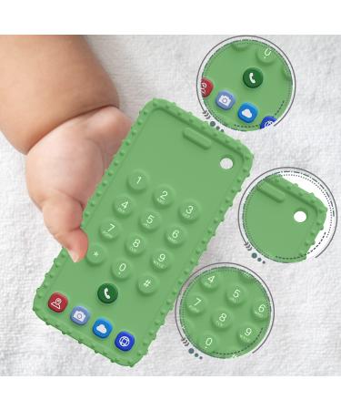 Silicone Cellphone Teether Toys for Babies 3-12 Months - Sore Gums Relief & Sensory Toy - BPA Free (2 Pack) - Buy Online on GoSupps.com