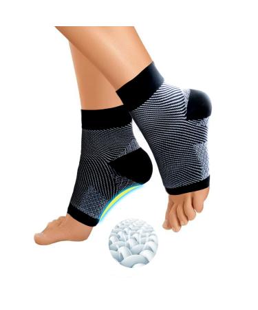 Ryscam Plantar Fasciitis Compression Socks for Women & Men  2.0Version Foot Compression Sleeves for Heel/Arch Support  Relieve Plantar Fasciitis/Heel Pain for Everyday Use-Large X-Large