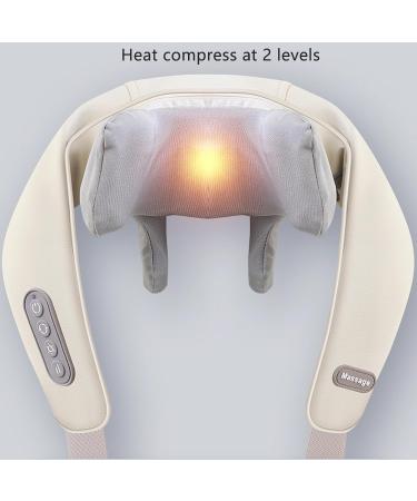 Buy Knett Neck Massager with Heat - Portable 6 Adjustable Knots for Neck Shoulder Back & Legs - Buy Online on GoSupps.com