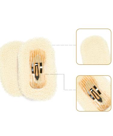 Kitjans 2 Pcs Volumizing Hair Comb Set - Bump It Up Combs & Styling Clips for Women and Girls (Beige) - Buy Online on GoSupps.com