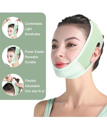 Masque Amincissant R utilisable pour le Visage Double Menton R ducteur Lifting Raffermissant en Forme de V Masque Minceur pour Raffermir et liminer l'Affaissement de la Peau Lifting visage (Noir) - Buy Online on GoSupps.com
