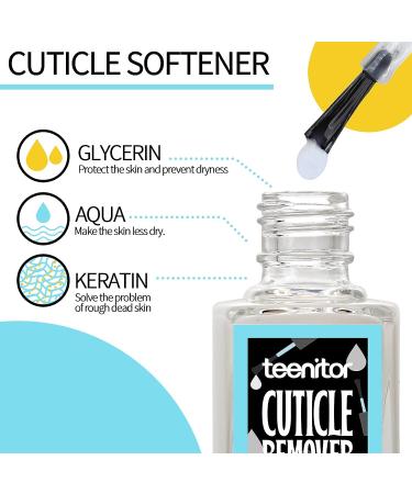 Teenitor Cuticle Care Kit with Cuticle Softener, Remover, and Revitalizing Oil - Buy Online on GoSupps.com