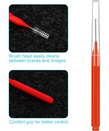 50 PCS Interdental Brush Braces Cleaner - Dental Flossing Head Oral Hygiene Tool Set (5 Colors/Sizes) | PHSZZ - Buy Online on GoSupps.com