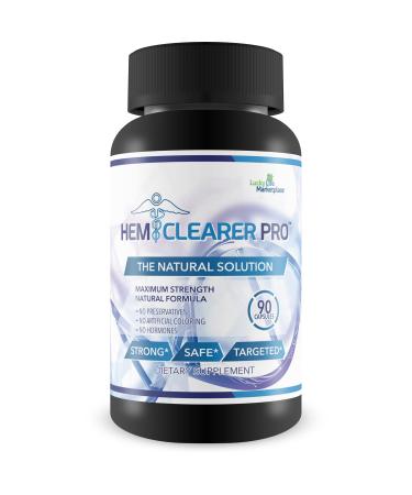 Hem Clearer Pro - Colon & Rectal Support Supplement - Natural Hemorrhoid Relief - Optimize Blood Flow and Reduce Inflammation - Promote Regularity and Strain-Free Bowel Movements - Maximum Strength