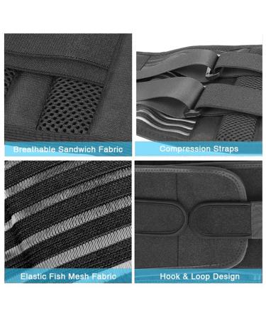 rumoe Lumbar Back Brace Breathable Lumbar Brace for Lower Back Pain Adjustable Lumbar Support Belt Breathable Exercise Waist Brace Support Belt - Buy Online on GoSupps.com