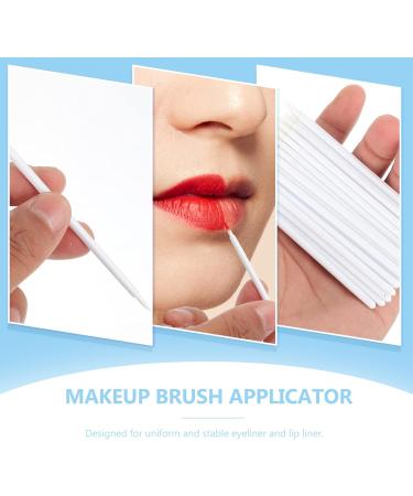 PLAFOPE 100pcs Disposable Eyeliner Brush Makeup Eyeliner Wand Cosmetic Eye Wands Make up Kit White 9x6.5cm White - Buy Online on GoSupps.com