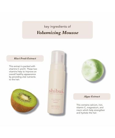 SHIBUI Clean Beauty Ultralight Volumizing Mousse - Weightless Lift & Volume for Fine to Medium Hair - 7 FL Oz - Buy Online on GoSupps.com
