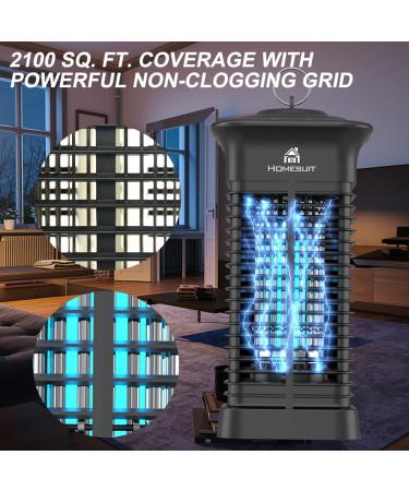Homesuit 15W Bug Zapper - High Powered Electric Mosquito Killer | Waterproof Outdoor/Indoor Insect Trap for Home, Backyard, Patio - 4000V - Buy Online on GoSupps.com