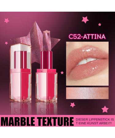  Generisch Red Glitter Lipstick - Glitter Spiral - Moisturizing Lip Balm - Waterproof Cosmetic - Long-lasting Party Lipstick - Buy Online on GoSupps.com